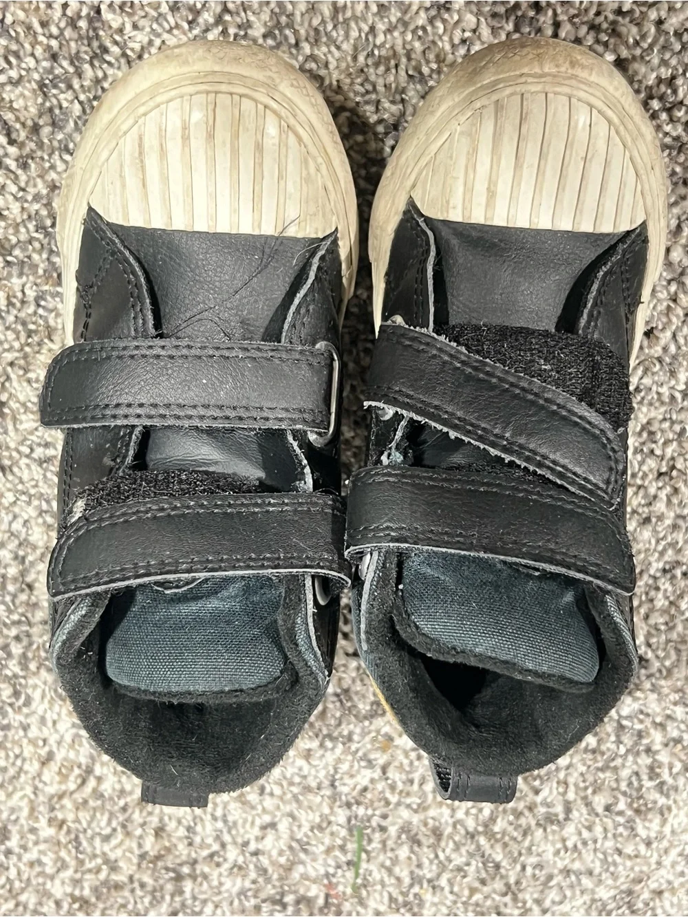 Sorel Kids Black and Cream Hook-and-Loop Sneakers